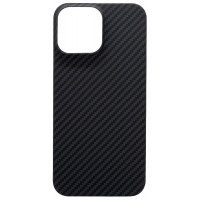 Чехол-накладкаCarbon Aramid fiber Magsafe iPhone 14Plus (черный)